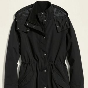 Maternity Water-Resistant Hooded Rain Jacket